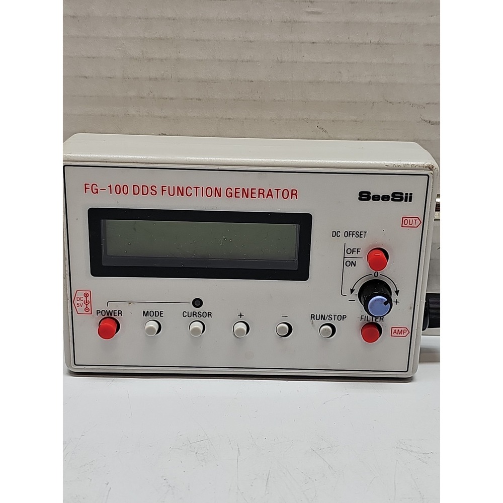 FG-100 DDS Function Signal Generator Module 1HZ-500KHz-No Cords- Untested